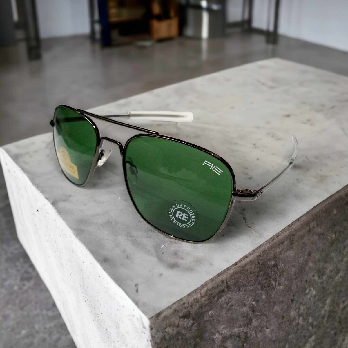 RE American Optical Aviators Sunglasses Made in the USA - Sunglasses for Men and Women