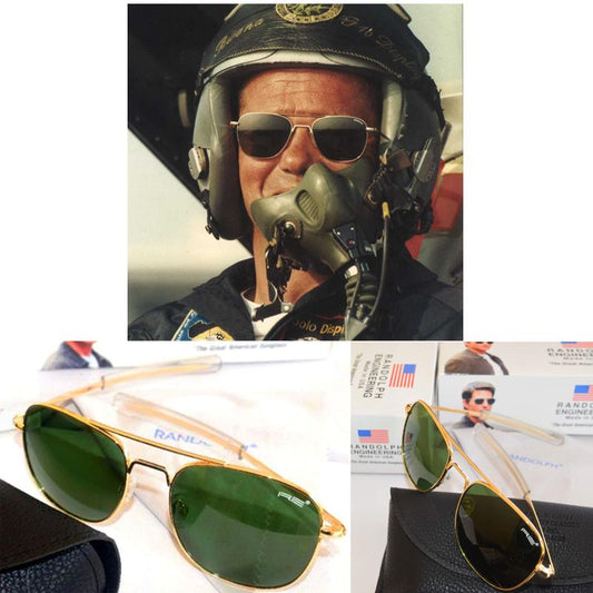 Randolph USA_RE_High Quality Army Aviator Sunglasses Men -Sunglasses for Men and Women