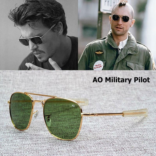 American Optical AO Fashion Army MILITARY AO Pilot Sunglasses