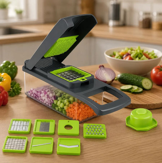 16-in-1 Nicer Dicer Vegetable Cutter – Multifunctional Chopper & Slicer Set