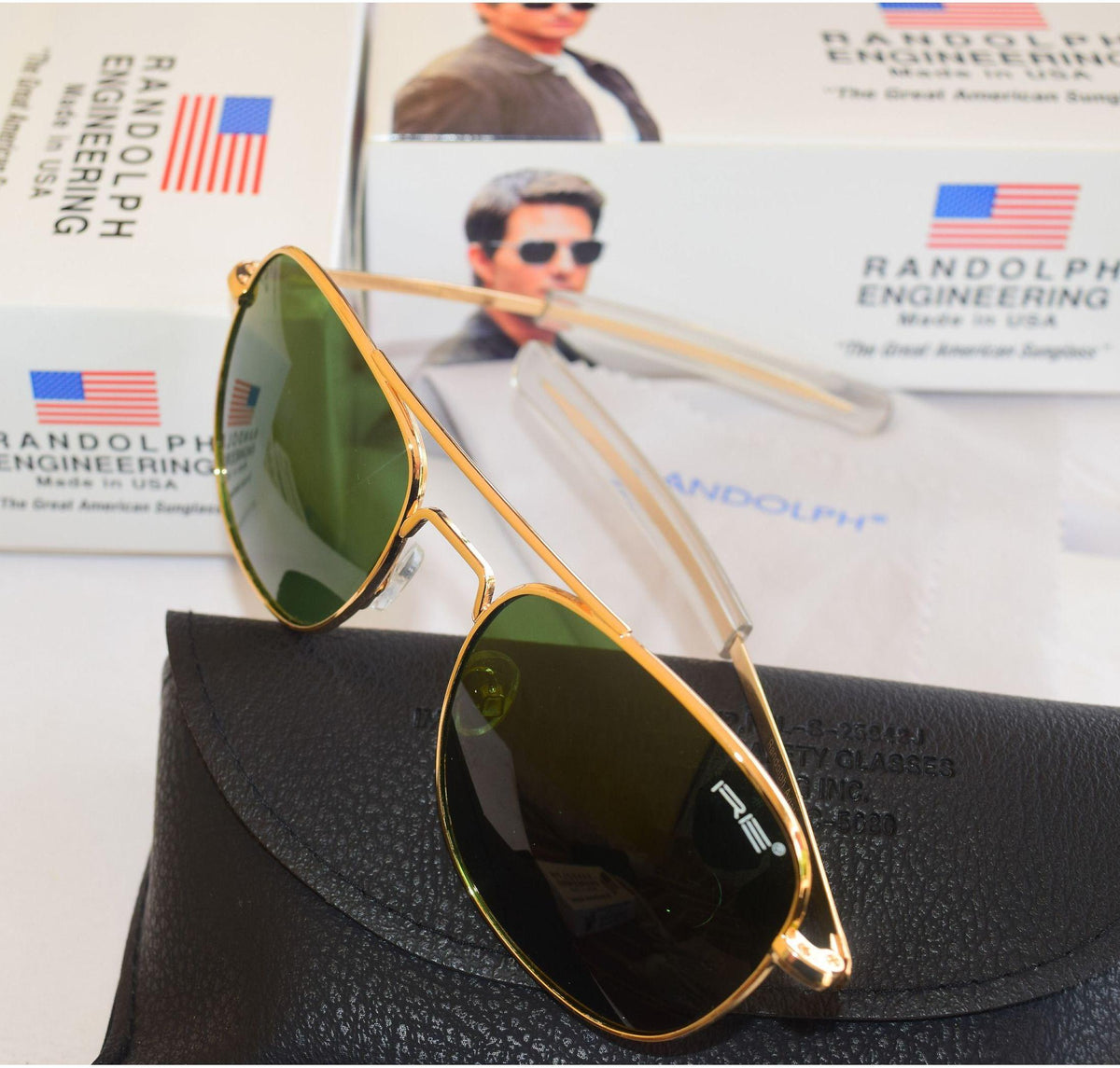 Randolph USA_RE_High Quality Army Aviator Sunglasses Men -Sunglasses for Men and Women