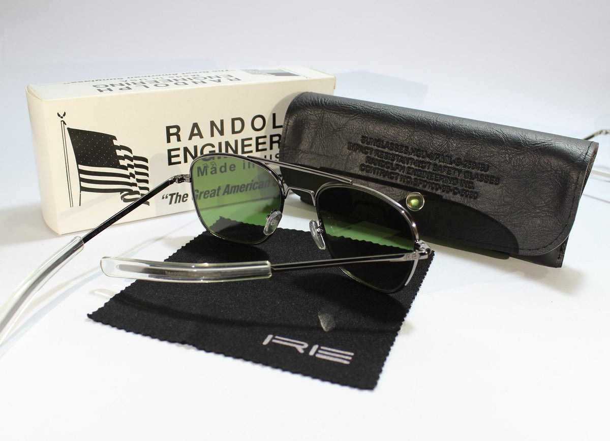 Randolph RE American Army Aviators Sunglasses Made in USA- Sunglasses For Men and Women