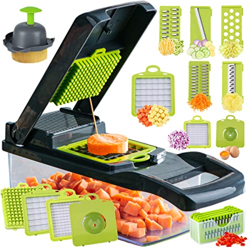 16-in-1 Nicer Dicer Vegetable Cutter – Multifunctional Chopper & Slicer Set