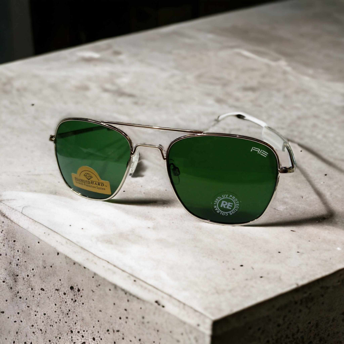 RE American Optical Aviators Sunglasses Made in the USA - Sunglasses for Men and Women