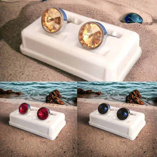 High Quality Imported Heavy Material - Stone Cufflinks - Men's Cufflinks